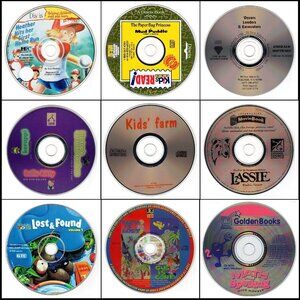 9CD Vintage KIDS LOT #2 (1994) NEW or LIKE NEW in sleeves as pictured!